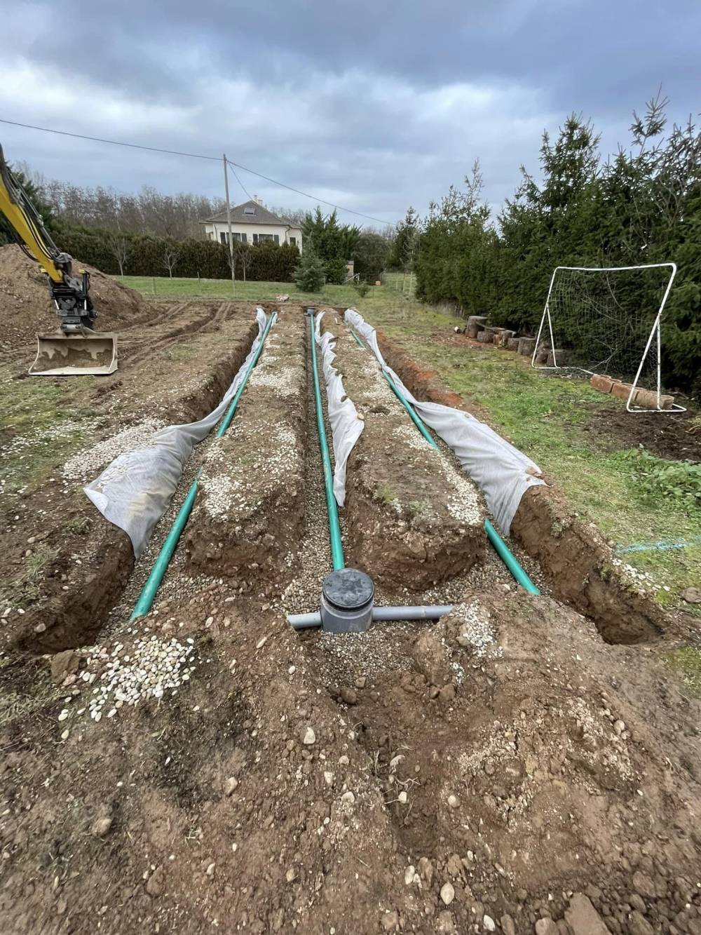 Travaux de réseaux divers à Houssen